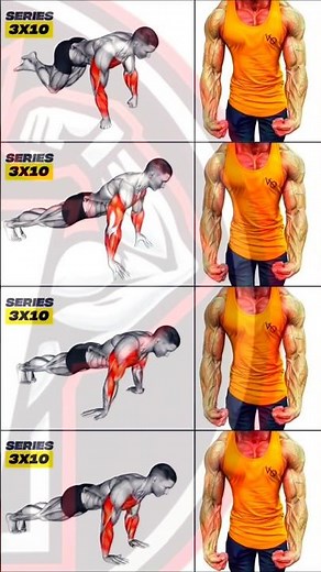 NO EQUIPMENT ARM WORKOUT 🔥 Burn Arm Fat & Build Bigger Arms at Home (4 Best Bodyweight Exercises)