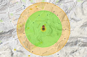 Nukemap: Das passiert, wenn eine Atombombe über Stuttgart explodiert