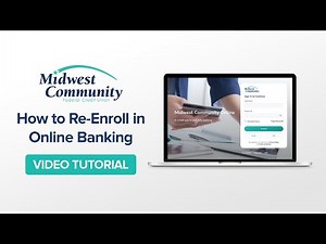 How To Enroll in Online Banking - Midwest Community Federal Credit Union
