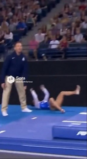 This Gymnast’s Vault Went Perfect… Until It Didn’t 😬🤸‍♀️