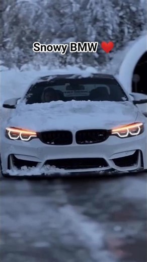SNOW + BMW = PURE CHAOS 😳❄️ #shorts #shortsfeed