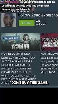 Tarkov Steam Reviews