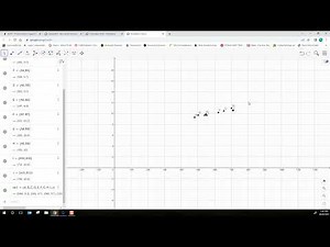 ScatterGraph in Geogebra