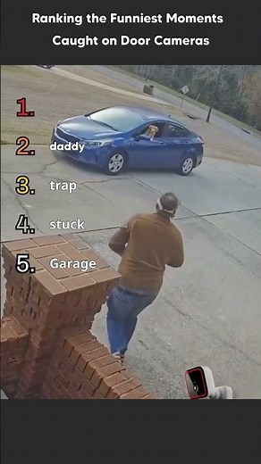Ranking The Most Unexpected Doorbell Catches #funny #shorts #security