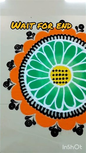A unique latest rangoli #daily rangoli#ytshorts #Viral shorts #dialyrangoli
