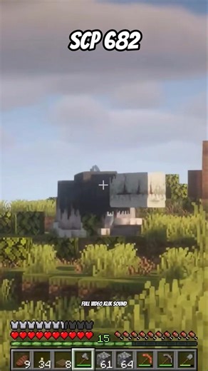 SCP 682 di Minecraft #minecraft #minecrafthorror #scp #scpfoundation #scp682 #horrorminecraft