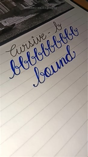 Cursive letter b writing in english #shorts#handwriting#handwritingpractice#calligraphy#ytshorts#art