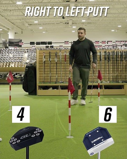 Which Putter makes all but one putt? #golf #puttermadness