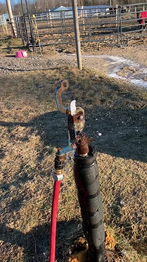 Fixing a Leaking Water Hose in Winter | DIY Barn Repair