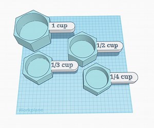Measuring Cups Using Tinkercad Codeblocks