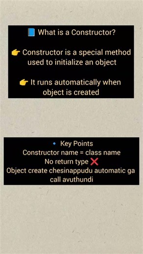constructor...? || learn Java || #java #trending #shorts #constructor