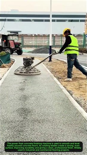 Power Float Concrete Finishing Machine#shortsfeed #amazingmachinery #construction