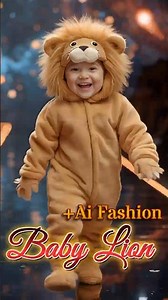 Adorable Baby Lion Costume Fashion Show 2025