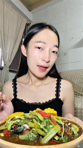 ASMR morning glory salad😋 #eatwithsilk