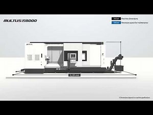 Okuma MULTUS U5000 Dimensions