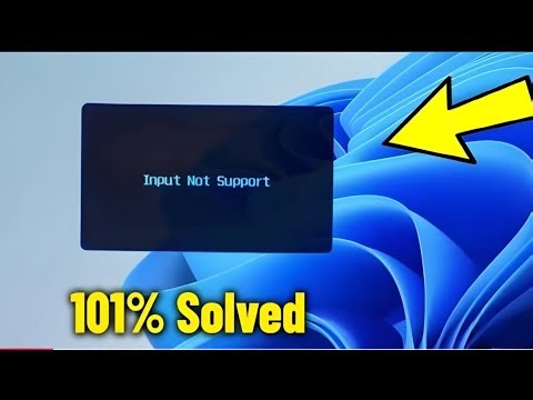 Fix Input Not Support on Screen Windows 11/10/7 - How To Remove the floating input not supported 🖥️✅