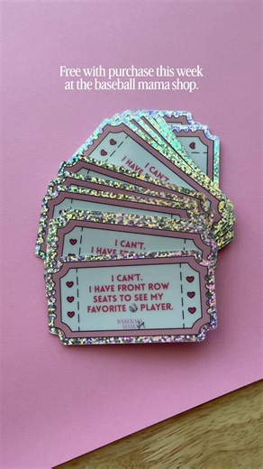 Stickers for Baseball Moms to Spread Love