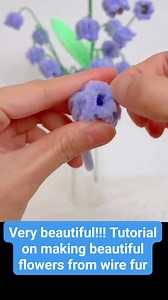 Very beautiful!!! Tutorial on making beautiful flowers from wire fur | Fresh Graduate.id