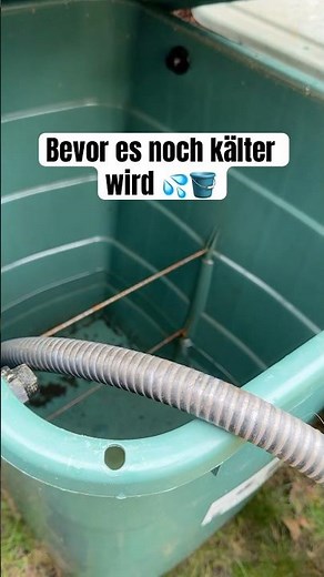 Water barrels: Get rid of them in time!