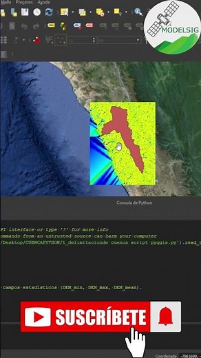 🌏Delimita cuencas con python y QGIS #SCRIPT 😎 #qgis #análisisespacial #geomática #análisisespacial