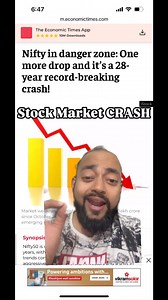 Stock market CRASH what to do?! #stockmarket #sensex #nifty #viral | Abhishek Kar