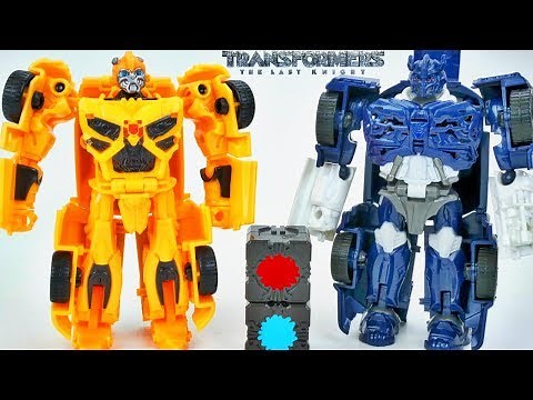 Transformers All Spark Tech Barricade Bumblebee Change in 5 Steps The Last Knight toys