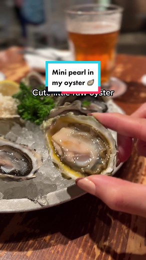 Unexpected Surprise: Finding a Mini Pearl in My Raw Oyster at Rodney's Oyster House