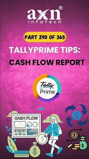 Cash Flow Report in TallyPrime 💰 | Day 290 of 365 Days Tally Tips