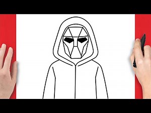 How to Draw Front Man from Squid Game | Step-by-Step Drawing Tutorial
