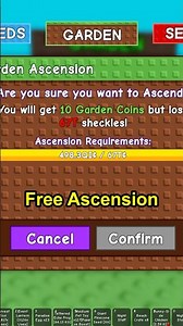 Ascension is Free Now #growagarden #roblox