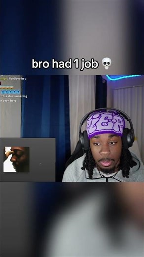 Bro messed up the react #icon #brentfaiyaz #album