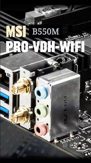 MSI B550M Pro-VDH Wi-Fi: Compact, Complete, and Ready for Performance!