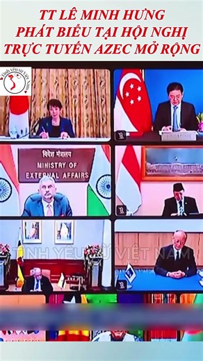 Prime Minister Le Minh Hung delivered a speech in English at the expanded Azec Conference.