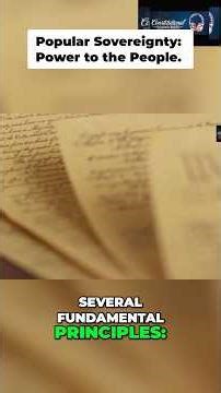 Popular Sovereignty Explained – The Forgotten Foundation #constitution #shorts