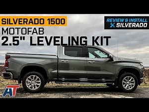 2019-2022 Silverado 1500 MotoFab 2.50-Inch Front / 2-Inch Rear Leveling Kit Review & Install