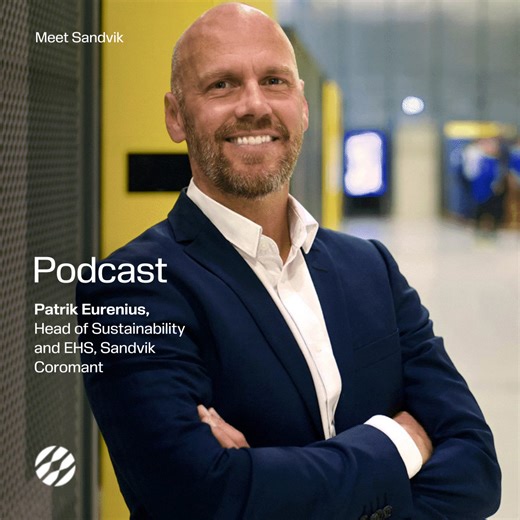 1.4K views · 25 reactions | Grab your headphones and tune into the Meet Sandvik podcast! In this episode we meet Patrik Eurenius, Head of Sustainability and EHS, who gives us a peak behind the scenes of how Sandvik Coromant is pushing towards being net-zero in 2035. Listen here: https://go.sandvik/1Dz #MeetSandvik #podcast #sustainability | Sandvik | Facebook