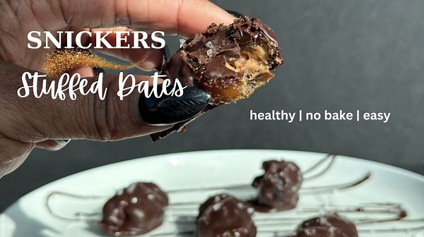 Guilt-Free Snickers Dates | 5-Ingredient Healthy Dessert Recipe!