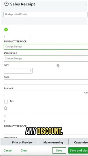 Paid on the Spot? Use a Sales Receipt in QuickBooks (60-Second Guide)