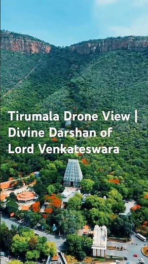 Tirumala Drone View 4k | Divine Tirupati Temple from the Sky