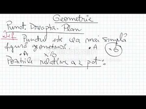 Notiuni de baza- geometrie - clasa a 5-a