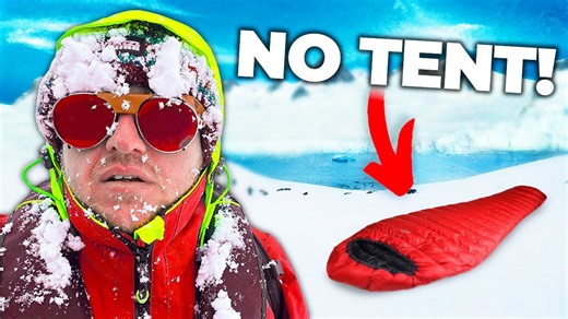 What happens when you sleep outside in Antarctica