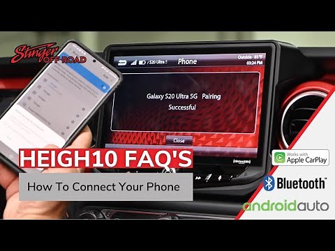 How To Connect Bluetooth, Apple CarPlay, and Android Auto on your HEIGH10 Radio - Stinger Off-Road
