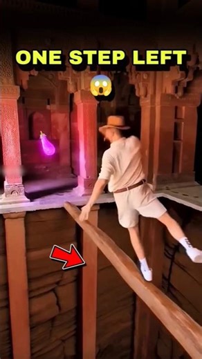 ONE STEP LEFT 😱#shorts #viral