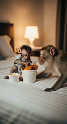 He just wanted his chicken 🤣 The funniest KFC moment caught on camera #kfc #funny #fyp