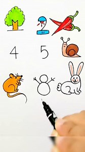 95K views · 851 reactions | Creative drawing ideas using numbers . #EasyDrawingforbeginners #creativedrawing #artwork #artist #fbreelsfypシ゚viralfbreelsfypシ゚viral | Easy drawing for kids24 | Facebook
