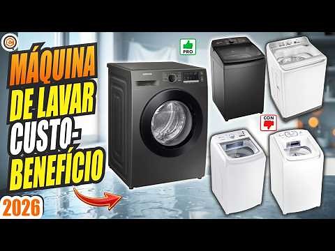 Top 5 Máquinas de Lavar Roupas com EXCELENTE Custo-Benefício em 2026