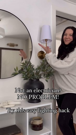 Skip hardwiring with this hack! Rechargeable lights! I added new sconces to my mudroom but I love to switch things up, so instead of hardwiring or having cords running down the wall, I added these bulbs and wow! Game changer 👌🏼 They have 3 different color settings, can go on a timer and are easily controlled by the little remote. I’m definitely going to add more of these to the camper renovation. Comment Bulb for the link! #lighting #lightinghack #magiclight #lightbulb #makeitlikemegs #howihom