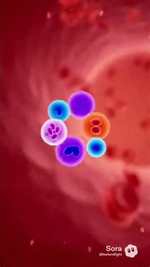 “Types of White Blood Cells Explained in 10 Seconds | 3D Medical Animation” #shortvideo