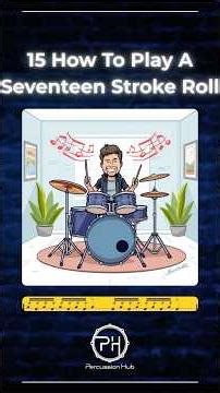 40 Drum Rudiments – Lesson 15 | Seventeen Stroke Roll | Drum Shorts