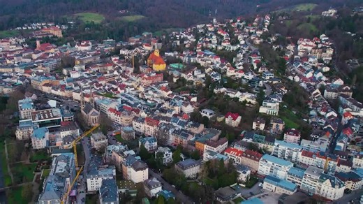 Baden-Baden, Germany: Drone tour of the Black Forest spa town